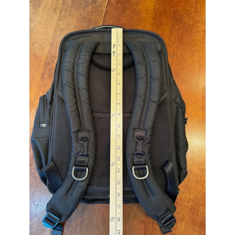 Tumi Backpack Mens OS Black T-Pass Business Class Brief Pack Ballistic Nylon